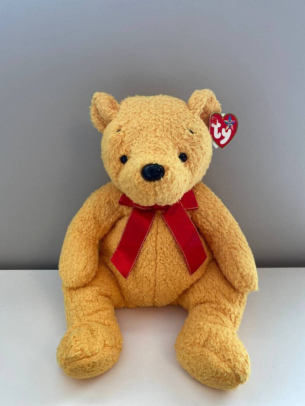 Ty Beanie Buddy “Poopsie” the Yellow Bear Plushie! (13.5 inch)